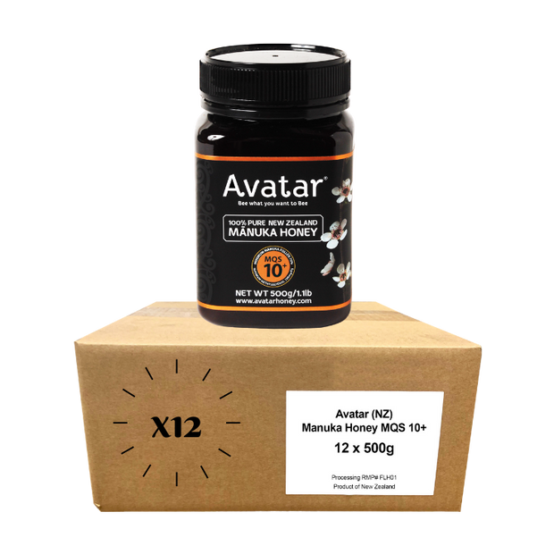 Avatar Honey MGO500 500g Jars  Carton Branded